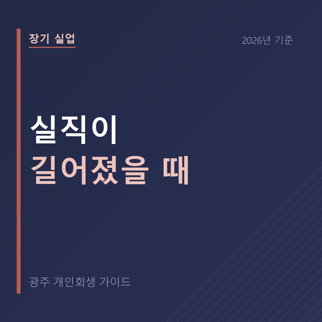 실직이 길어졌을 때의 채무 정리
